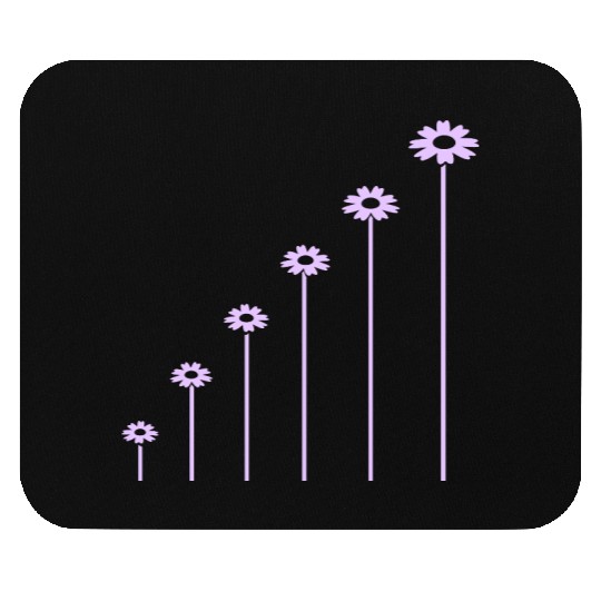 Many Pretty Daisy Flowers Decorative Nature Design Mouse Pads