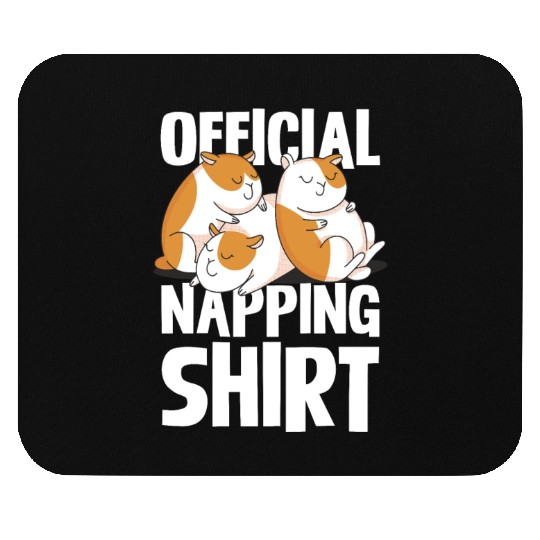 Official Napping Mouse Pads Guinea Pig Lovers Cozy Nap