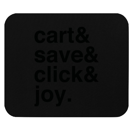 Smart Shopping Deal Happiness Cart Joy Mouse Pads