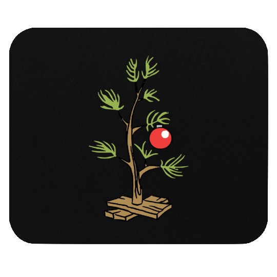 Funny Christmas Tree Peanuts Christmas Mouse Pads