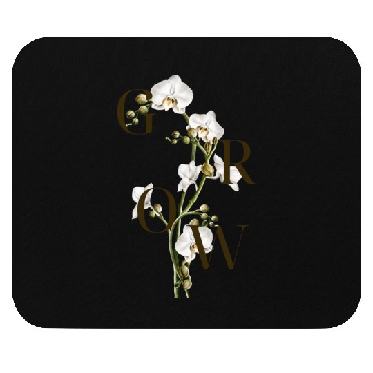 Grow Orchid Mouse Pads