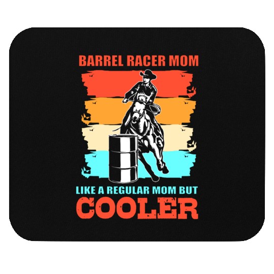 Funny Barrel Racing Barrel Racer Mom Mouse Pads