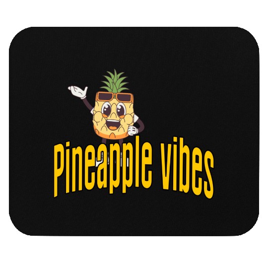 Pineapple vibes Mouse Pads