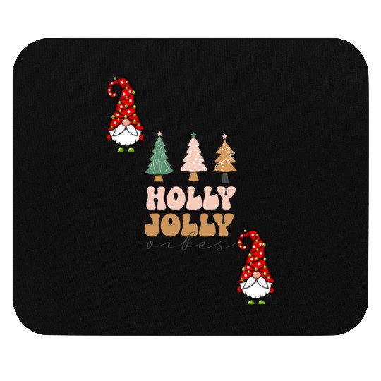 Holly Jolly Vibes Mouse Pads