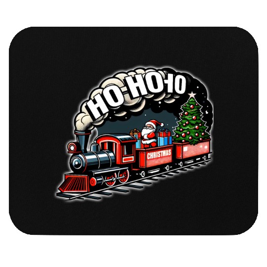 Santa Train Jolly Journeys Mouse Pads