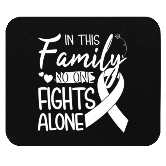 No one fights alone Lung Cancer Awareness Month Mouse Pads