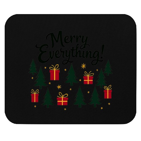 Festive Christmas Tree Mouse Pads