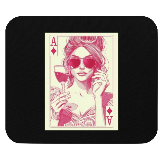 joker girl Mouse Pads
