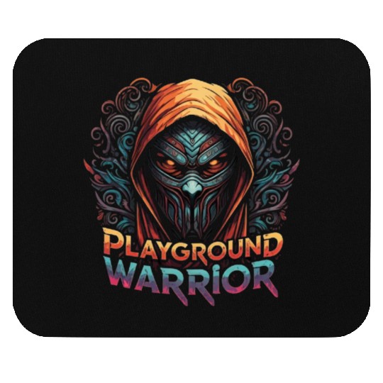 Playground Warrior Mouse Pads