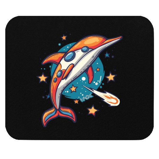 Super Funky Funk Dolphin Mouse Pads