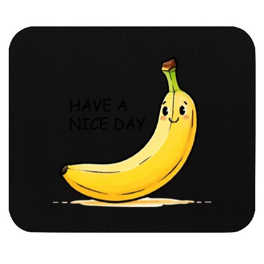 Happy Banana Mouse Pads