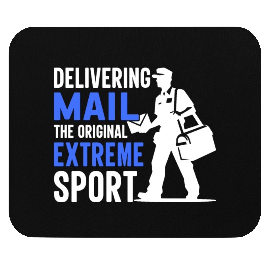 Postal Worker and Mailman Design Mouse Pads