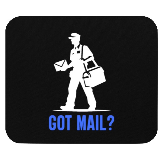 Postal Worker and Mailman Design Mouse Pads