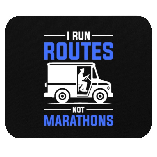 Postal Worker and Mailman Design Mouse Pads