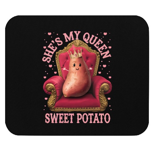 She s my sweet Potato Mouse Pads