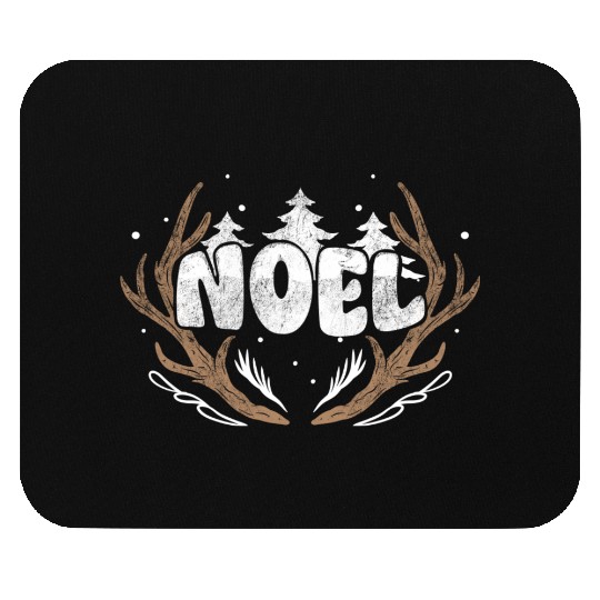 Noel green Christmas Mouse Pads