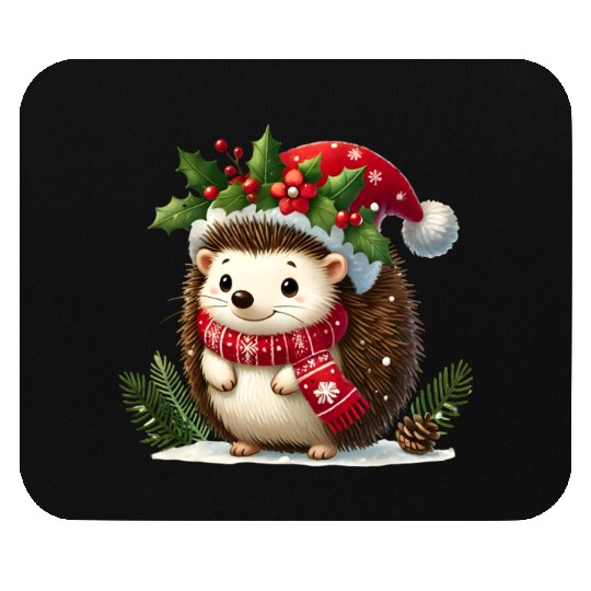 Christmas Merry Christmas For Gift Hedgehog Mouse Pads