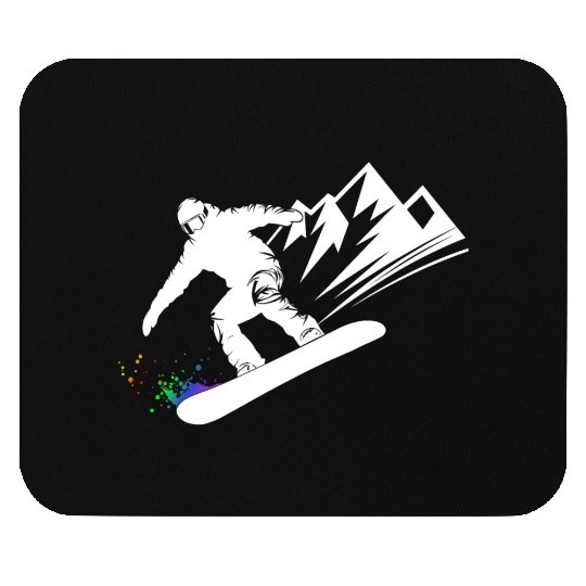 Snowboard Snowboarder Snowboarding Winter Sports Mouse Pads