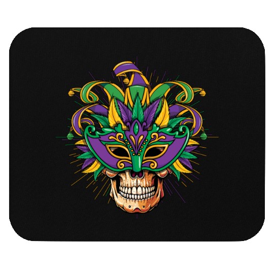 Sugarskull Mask Festival Parade Mardi Gras Mouse Pads