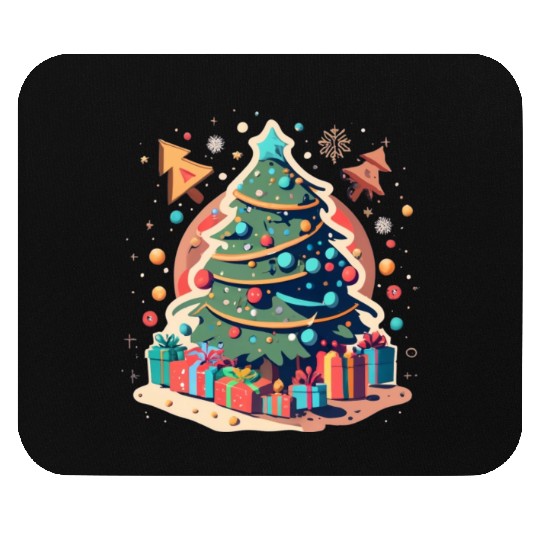 Christmas Tree Serenity Holiday Tranquility Mouse Pads