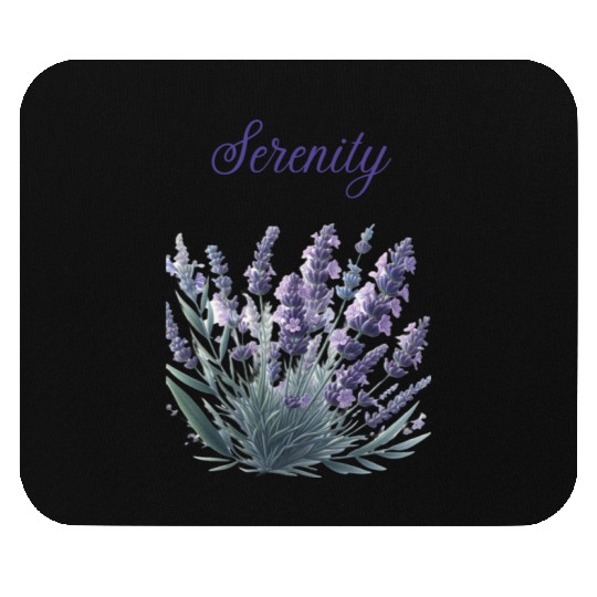 Lavender Serenity: A Symbol of Peace Mouse Pads