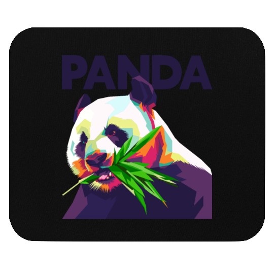 Panda Bear Friend Ailuropoda Melanoleuca Lover Mouse Pads