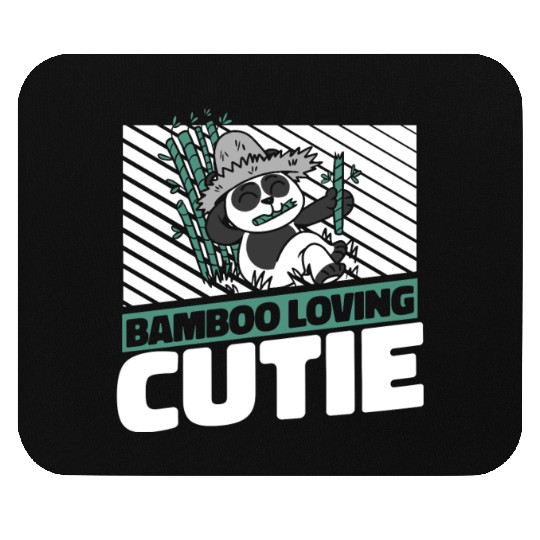 Bamboo Loving Cutie Panda Bear Friend Giant Panda Mouse Pads