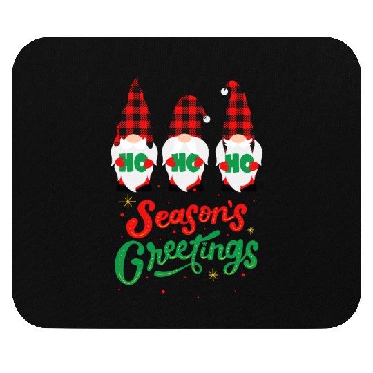 Seasons Greeting With Nome Mouse Pads