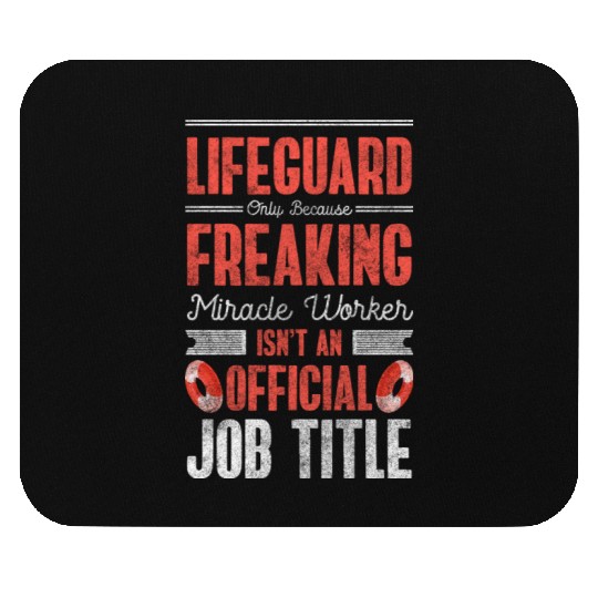 Lifeguards Swimming Pool Lifebuoy Swimming Trunks Mouse Pads