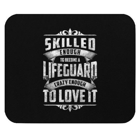 Lifeguard Rescue Swimming Trunks Mouse Pads