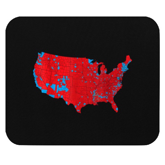 Election Result Map Unisex Mouse Pads,Red Wave Map
