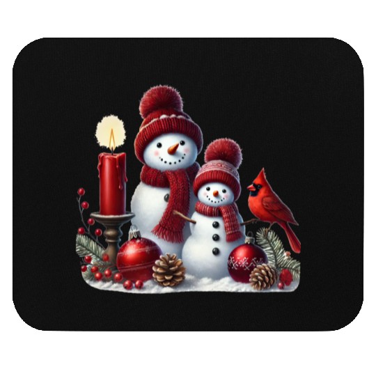 Snowman Christmas, Funny Snowman Mouse Pads
