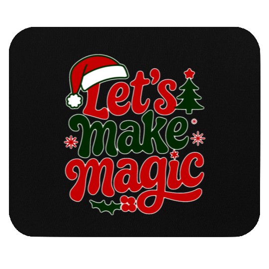 Christmas magic - Santa Claus and holidays Mouse Pads