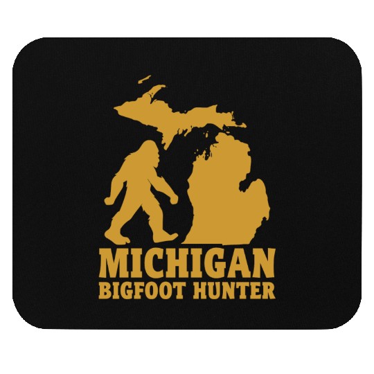 Michigan Bigfoot Hunter - Funny Sasquatch Lover Mouse Pads