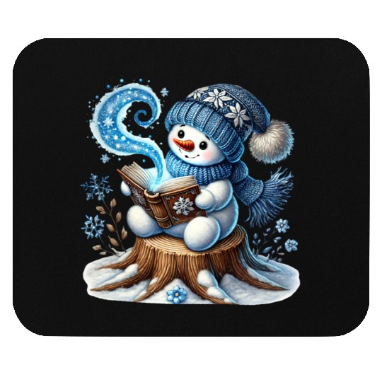 Snowman Christmas, Merry Christmas Mouse Pads
