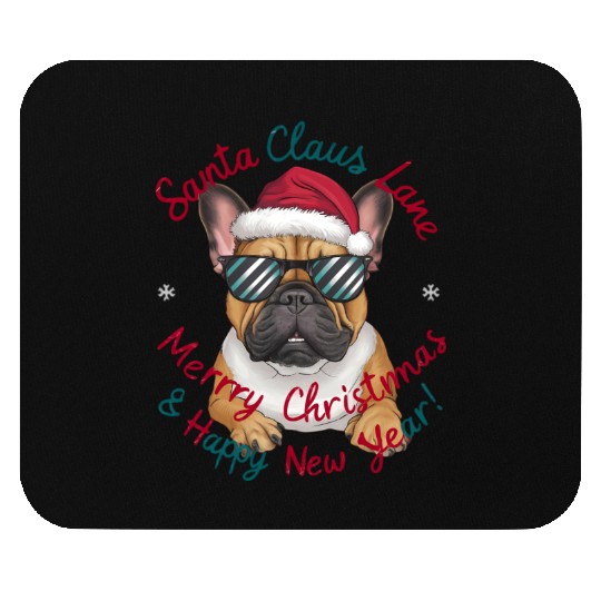 Merry Christmas Happy New Year Mouse Pads