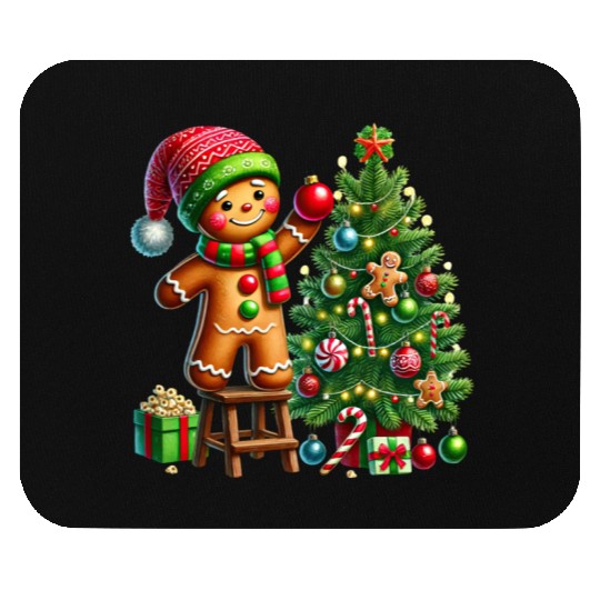 Gingerbread Christmas, Merry Christmas Mouse Pads
