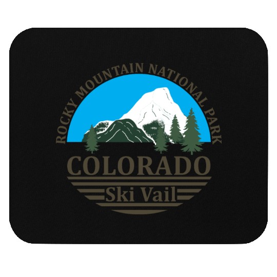 Vail Colorado ski resort Mouse Pads