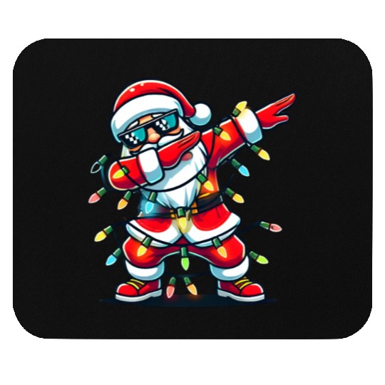 Dabbing Santa Christmas Mouse Pads