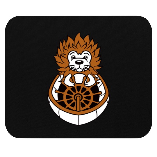 Little Hedgehog Boat Captain Funny Cute Lovely Fun Mouse Pads
