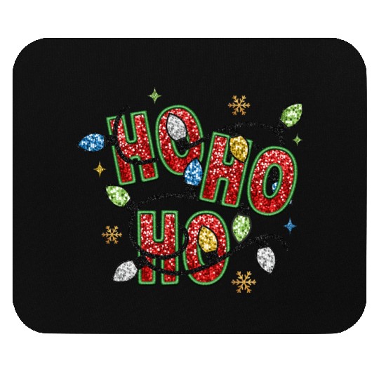 Ho Ho Ho Christmas, Merry Christmas Mouse Pads
