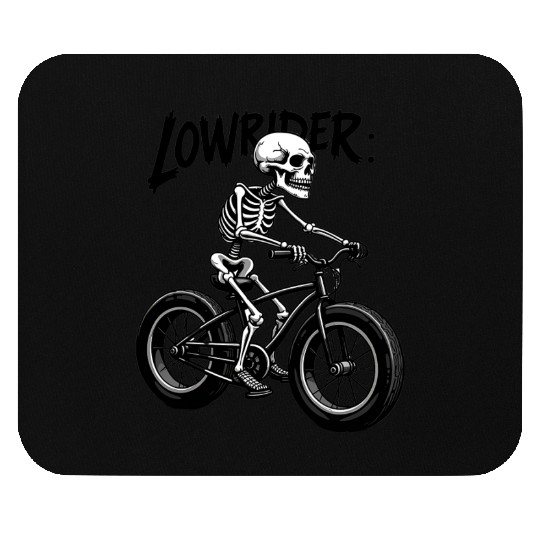 Lowrider Skeleton Art Mouse Pads