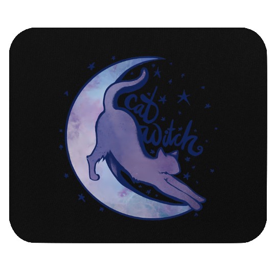Cat Witch Mouse Pads