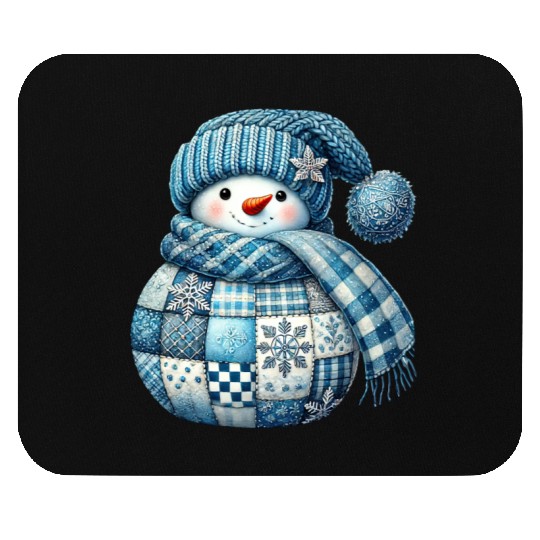 Snowman Christmas, Cute Christmas Mouse Pads