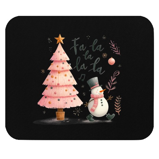 Fa La La La La, Merry Christmas Mouse Pads