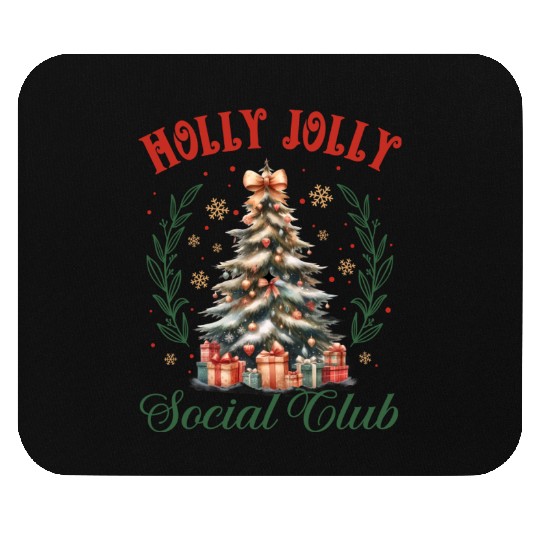 Holly Jolly Nutcracker, Merry Christmas Mouse Pads