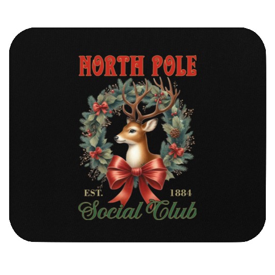 North Pole Soociial Clubb Mouse Pads