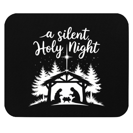 A Silent Holy Night Mouse Pads