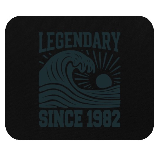 Legendary Since 1982 Birthday Vibes Mouse Pads