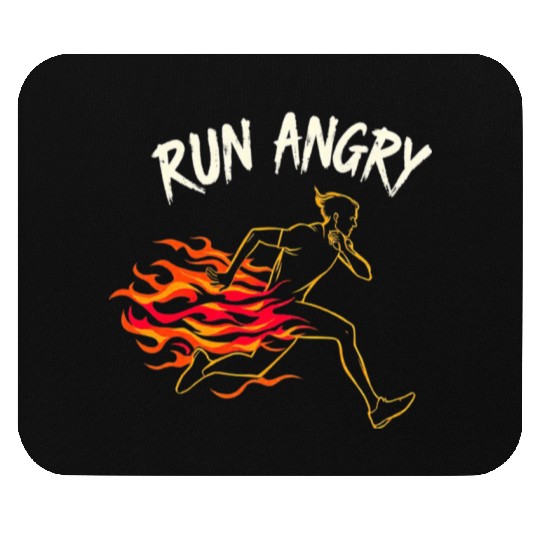 Run Angry: Fueled by Fire Mouse Pads